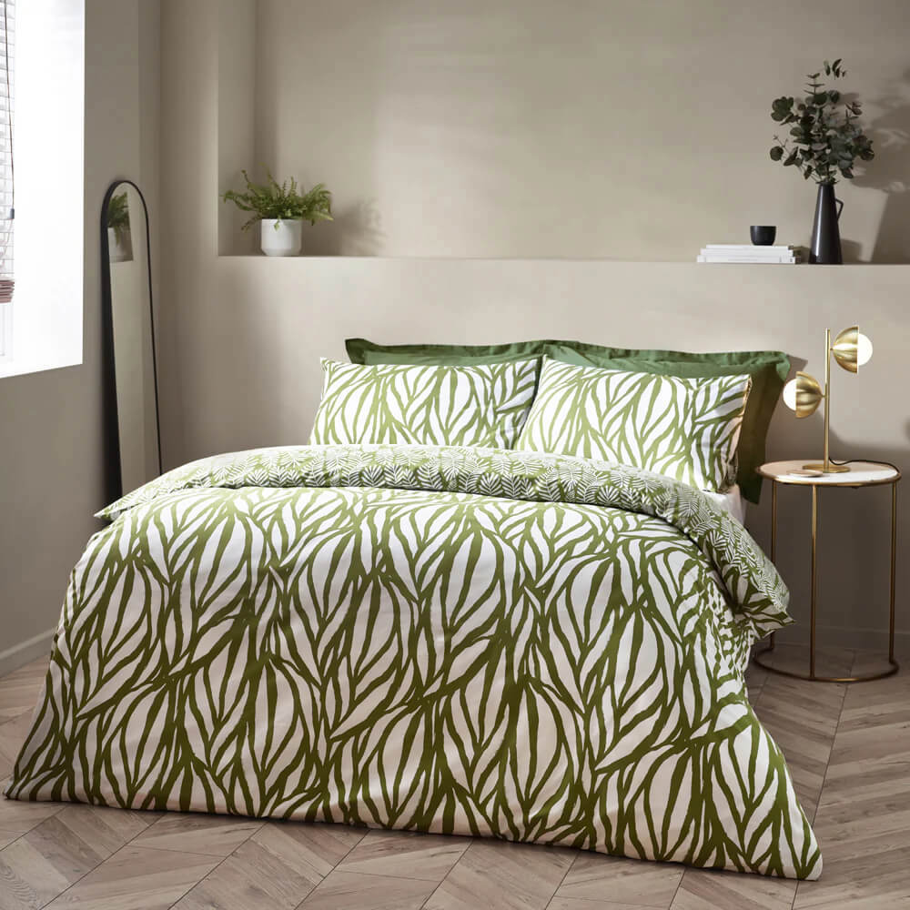 Hoem Frond Abstract Duvet Cover Set